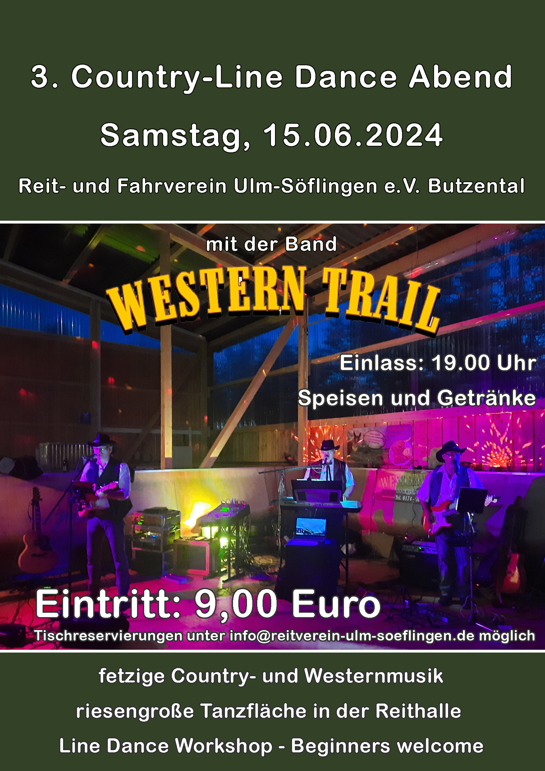 3. Country- Line Dance Abend Samstag, 15.06.2024